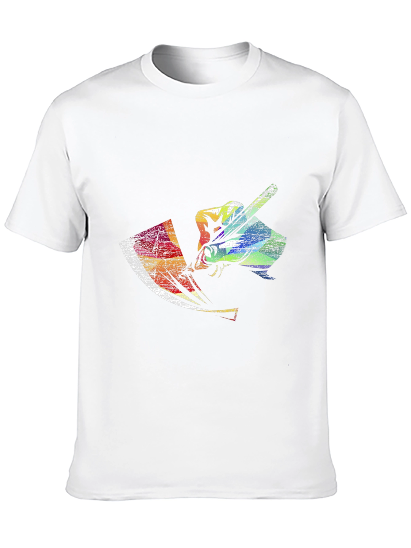 Black Colorful Artist T-Shirt view 10