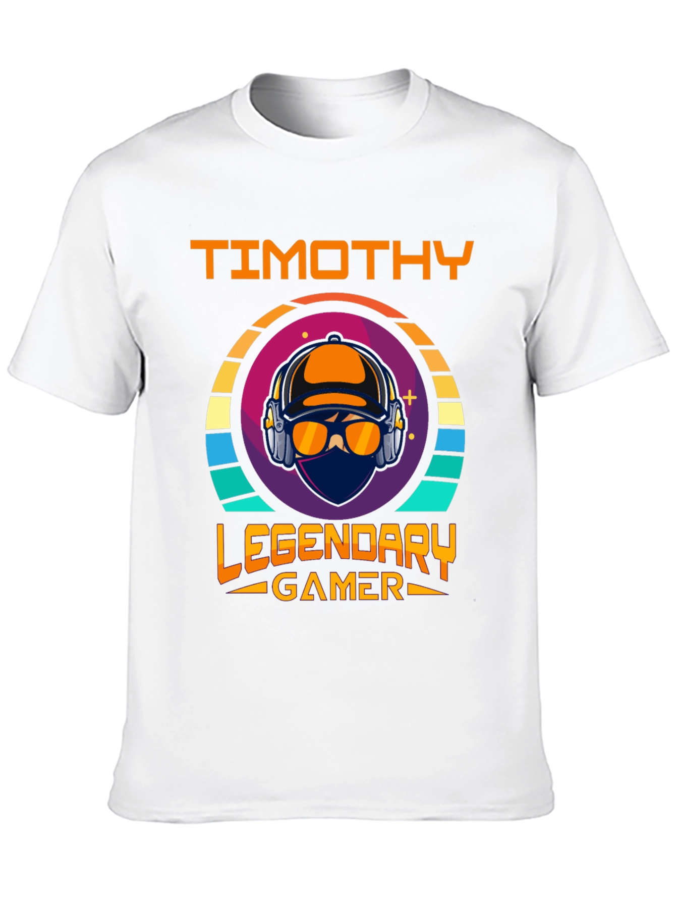Black Timothy Legendary Gamer T-Shirt view 10