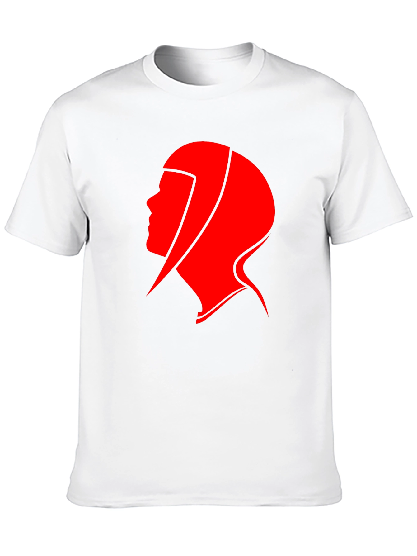 Black Red Haired Lady Graphic Tee - Black view 10