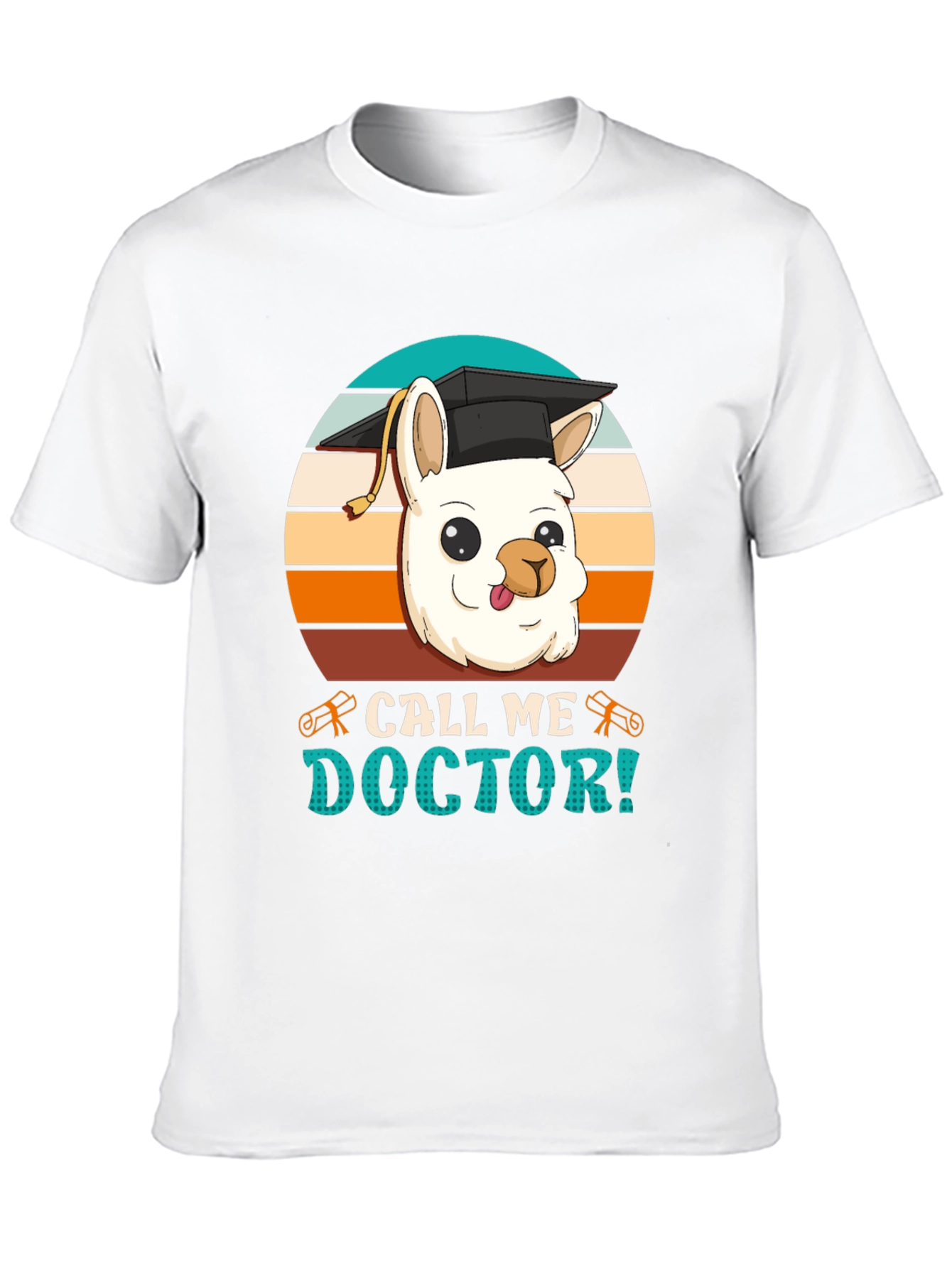 Black Doctor Llama Graphic T-Shirt view 10
