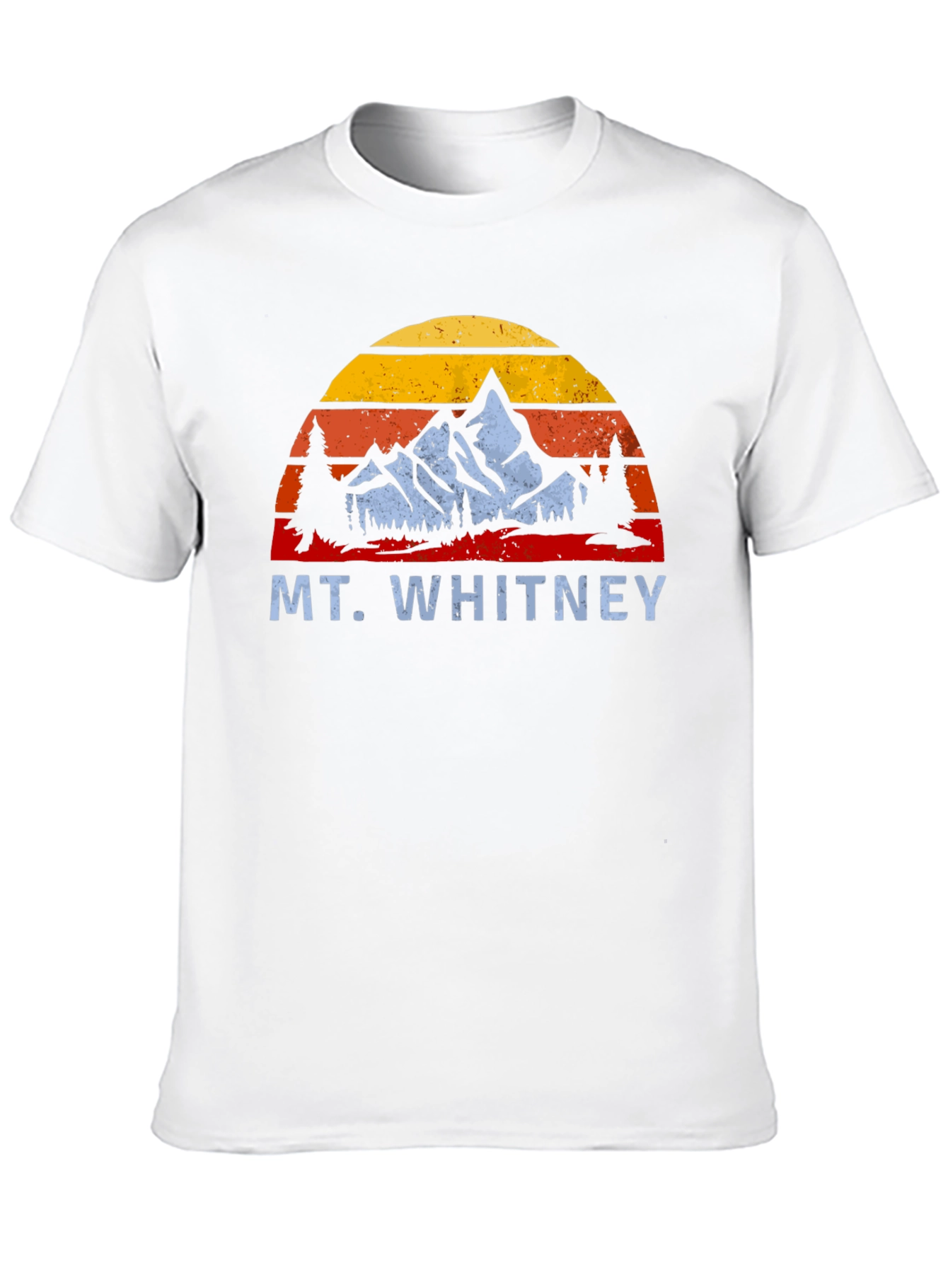 Black Mt. Whitney Retro Sunset T-Shirt view 10