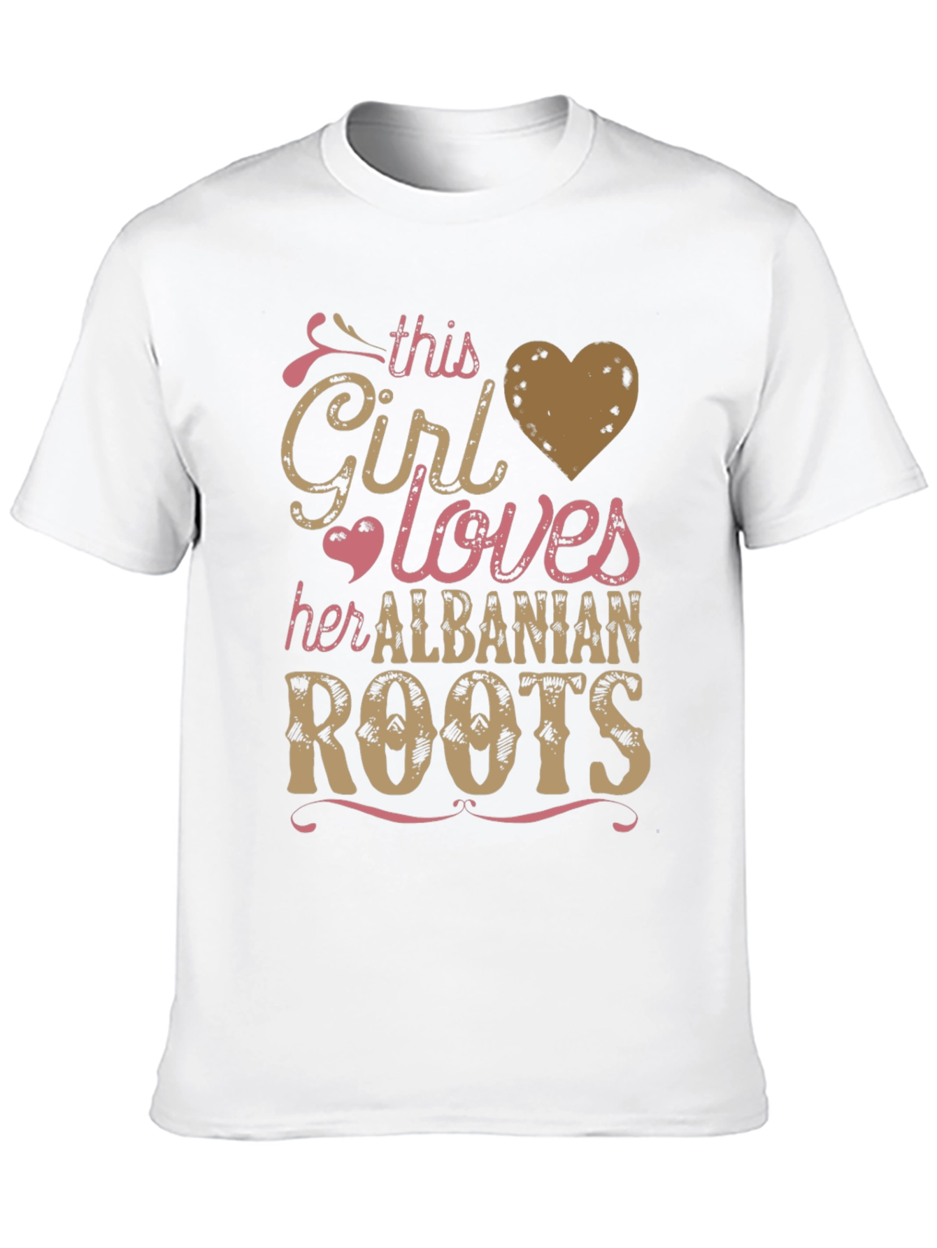 Black Albanian Roots Graphic Tee - This Girl Loves Heritage T-Shirt view 10