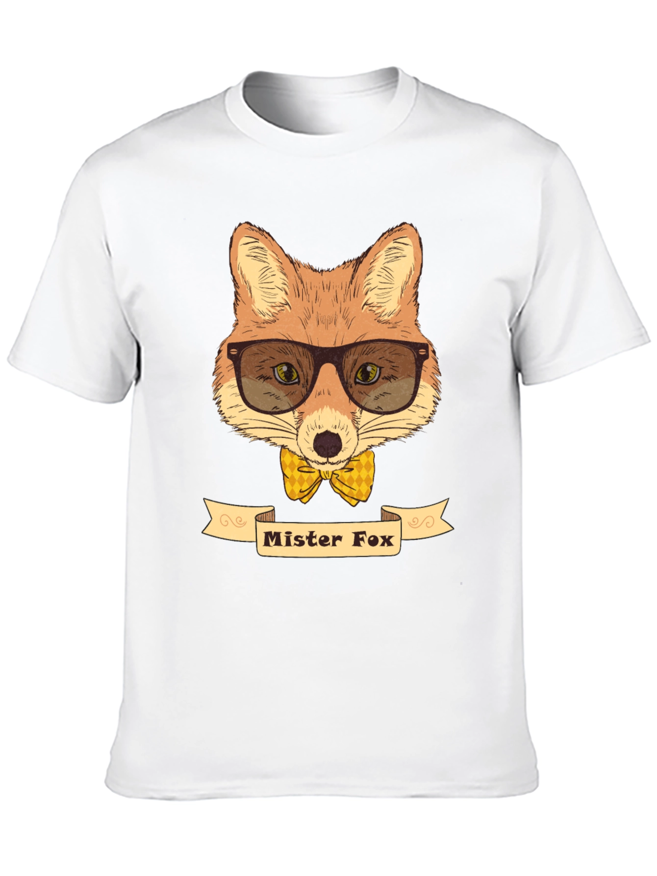 Black Mr. Fox Graphic Tee - Stylish Novelty Shirt view 10