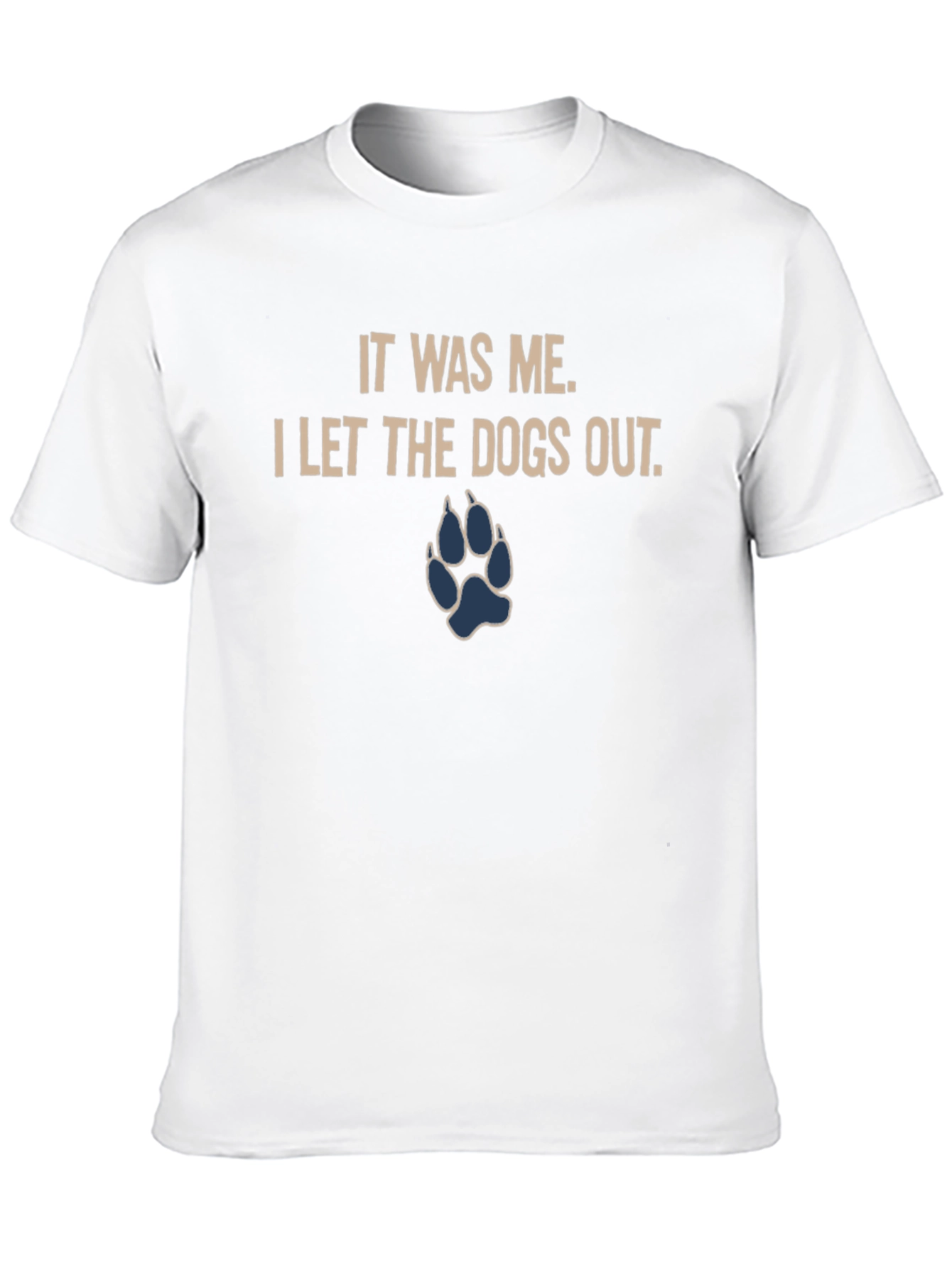 Black I Let the Dogs Out T-Shirt - Funny Dog Lover Tee view 10