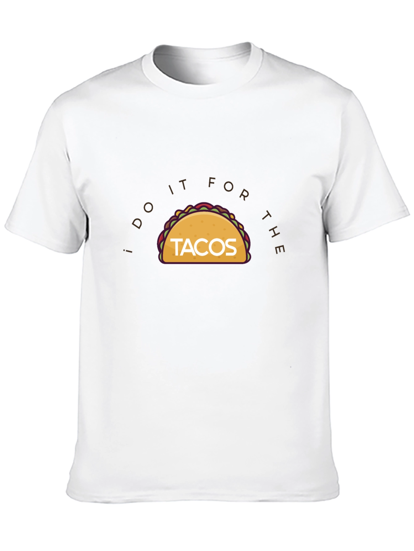 Black Taco Lover's T-Shirt - I Do It For The Tacos! view 10