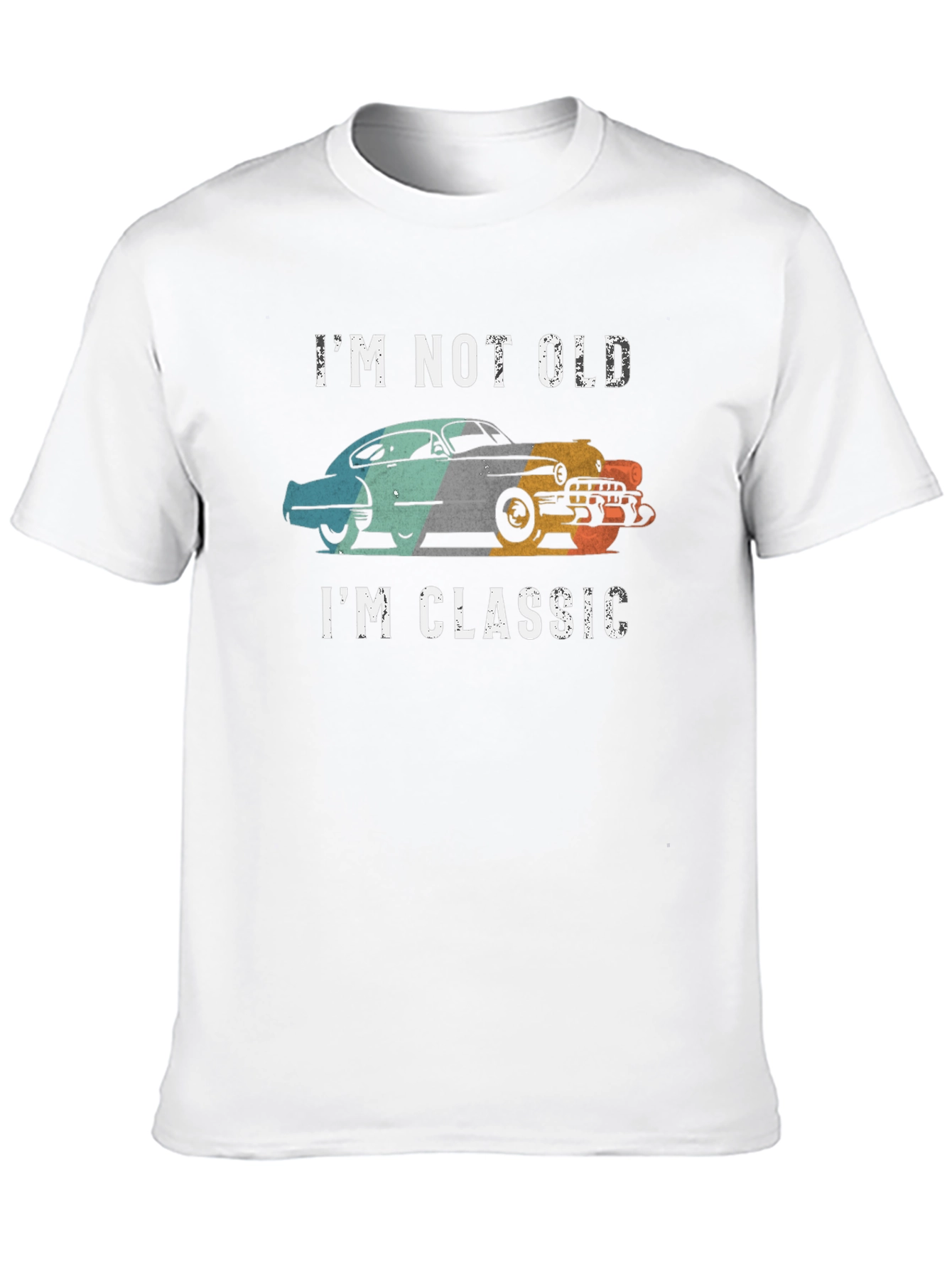 Black I'm Not Old I'm Classic Car T-Shirt view 10