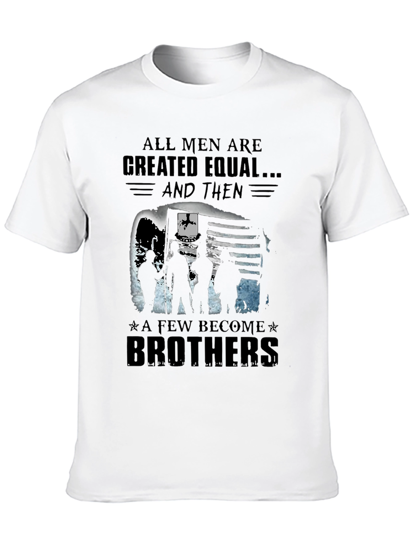 Black Brotherhood Graphic Tee - All Men Created Equal view 10