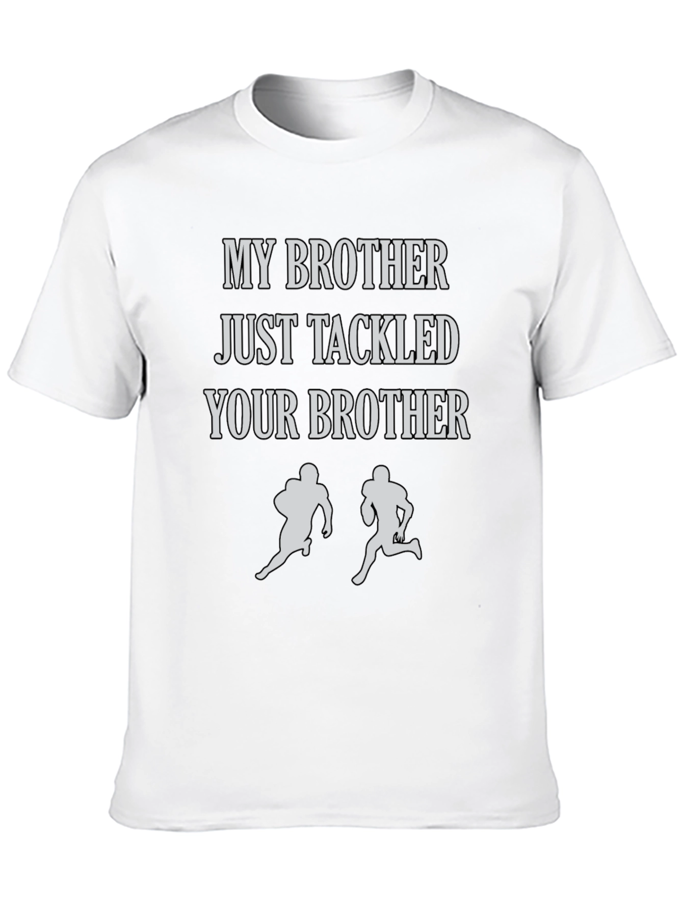 Black My Brother Tackled Your Brother T-Shirt view 10