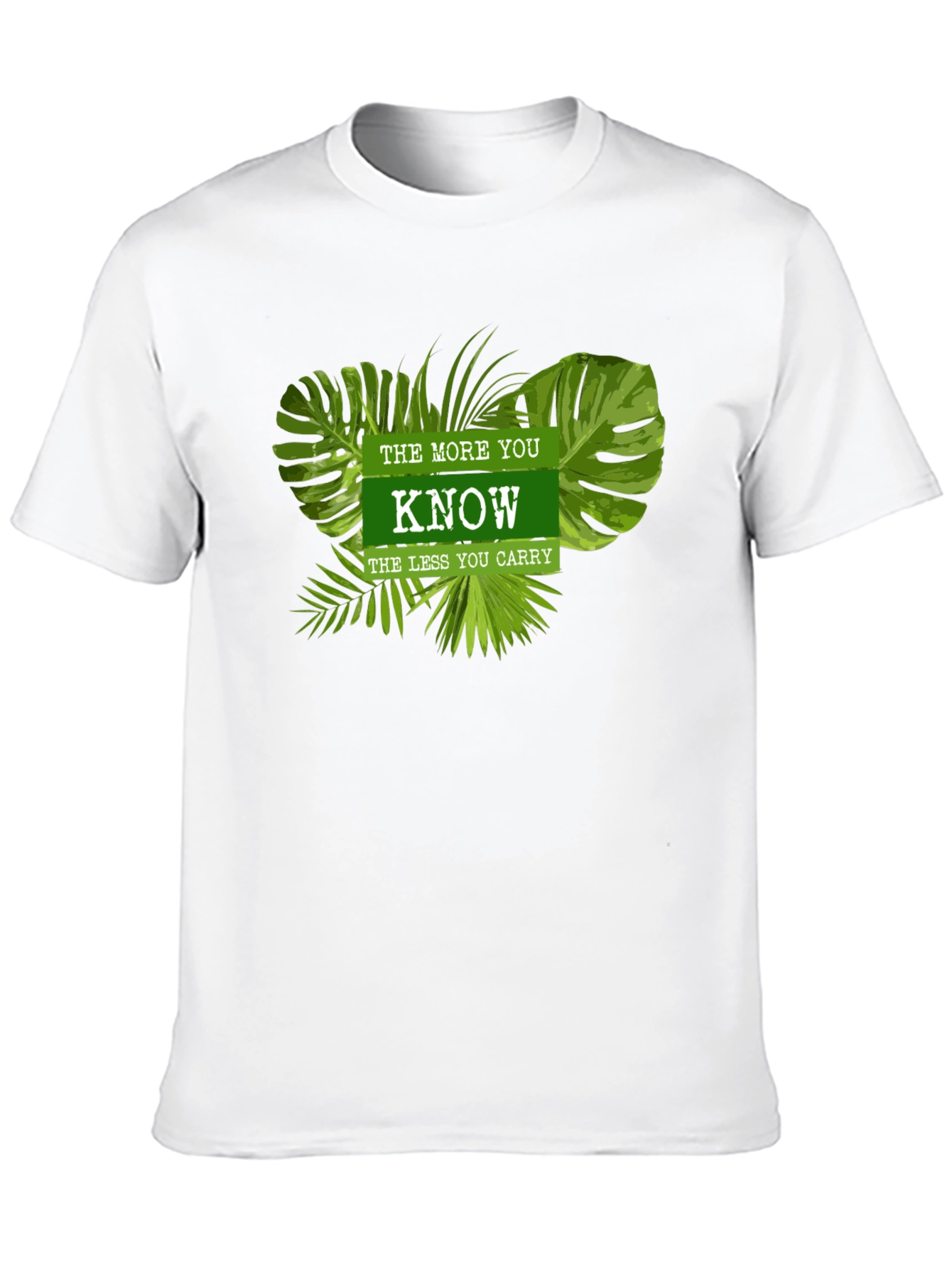 Black The More You Know Graphic Tee view 10