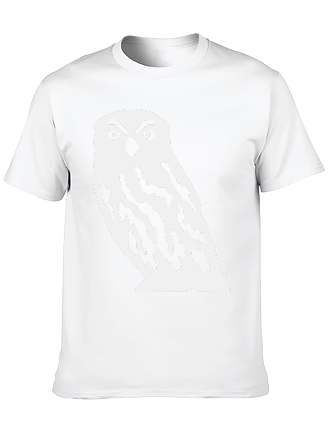 Black Owl Graphic Black T-Shirt view 10