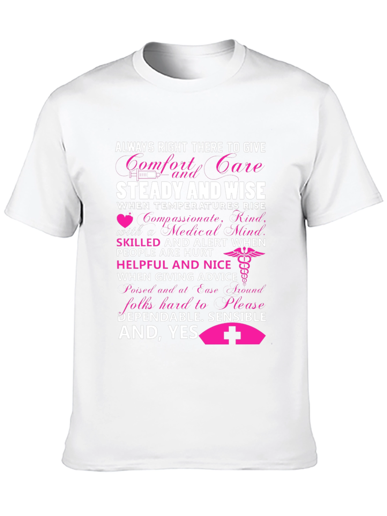 Black Nurse Appreciation Graphic T-Shirt view 10