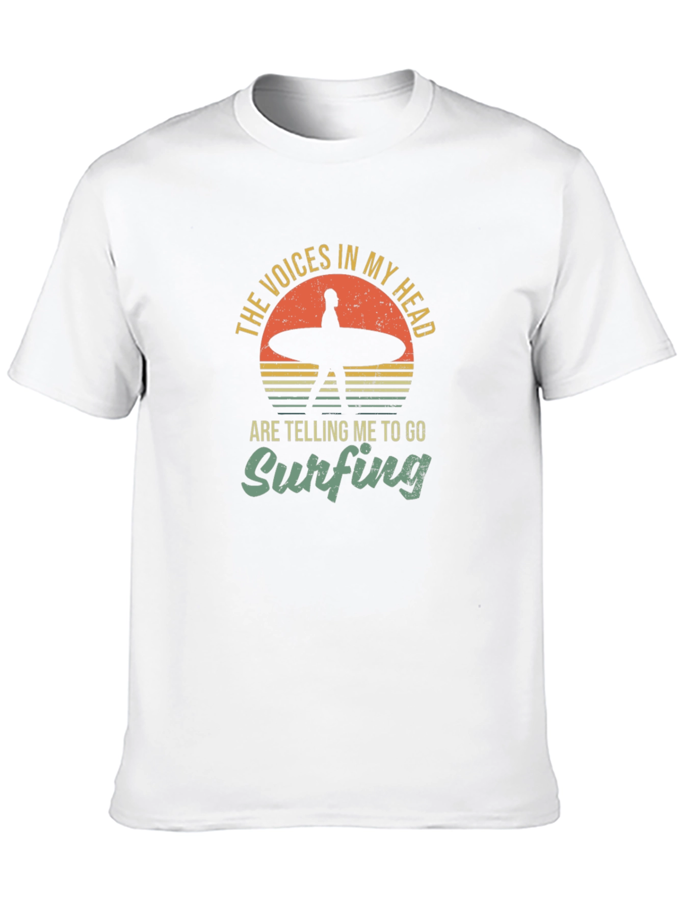 Black Surfing Voices Graphic Tee view 10