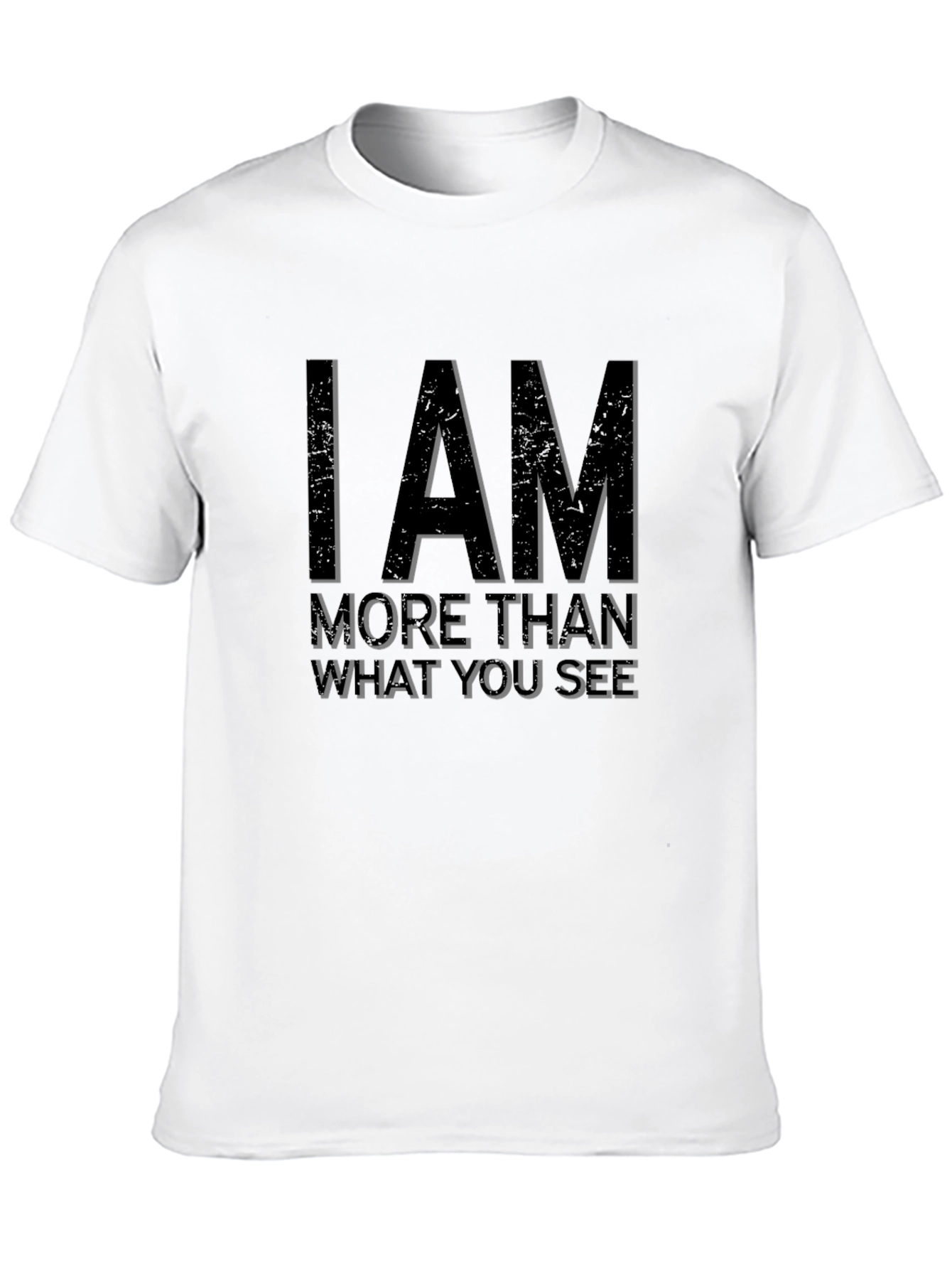 Black I AM More Than What You See Graphic Tee view 10