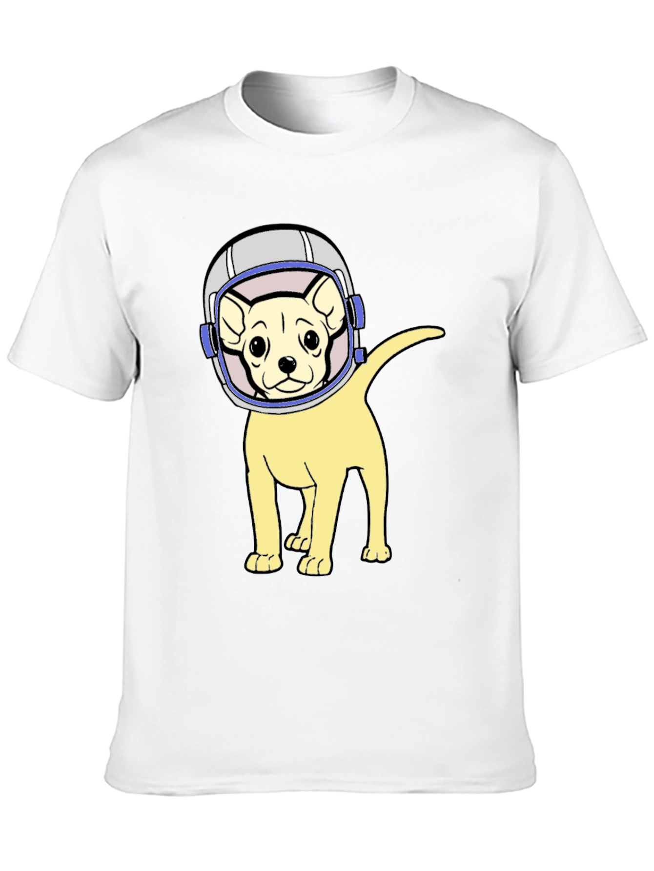 Black Astronaut Dog T-Shirt - Space Pup Tee view 10