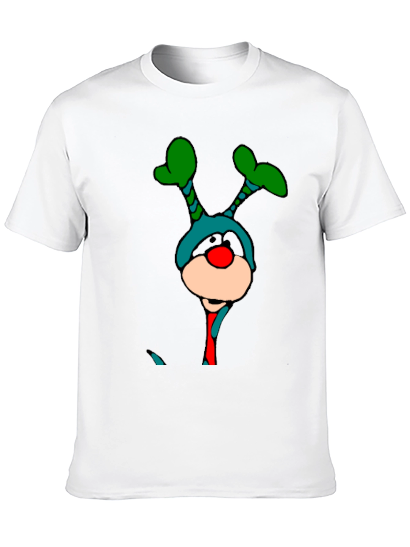 Black Novelty Holiday Cartoon Character Black T-Shirt view 10