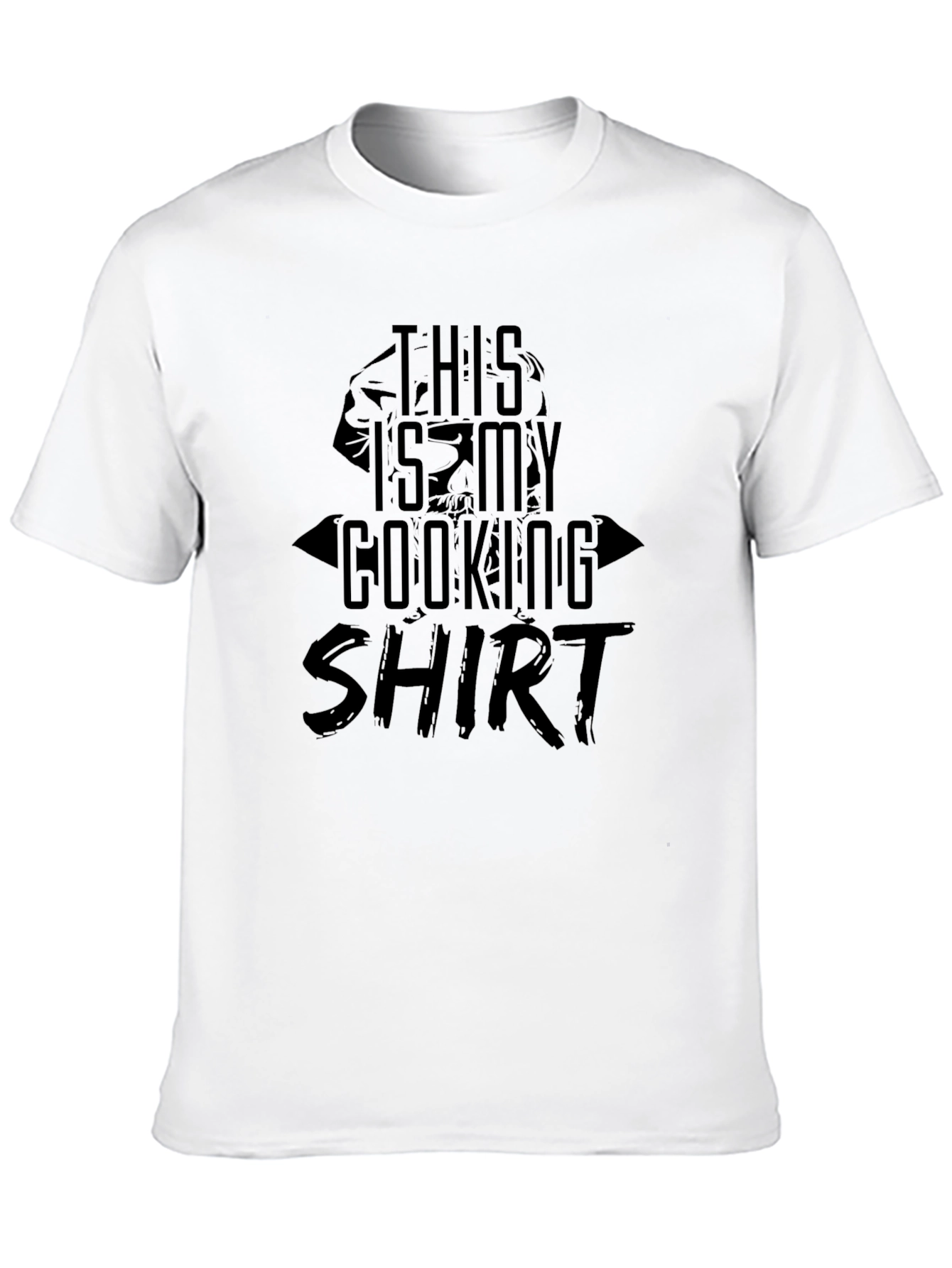 Black This is My Cooking Shirt - Novelty Chef T-Shirt view 10