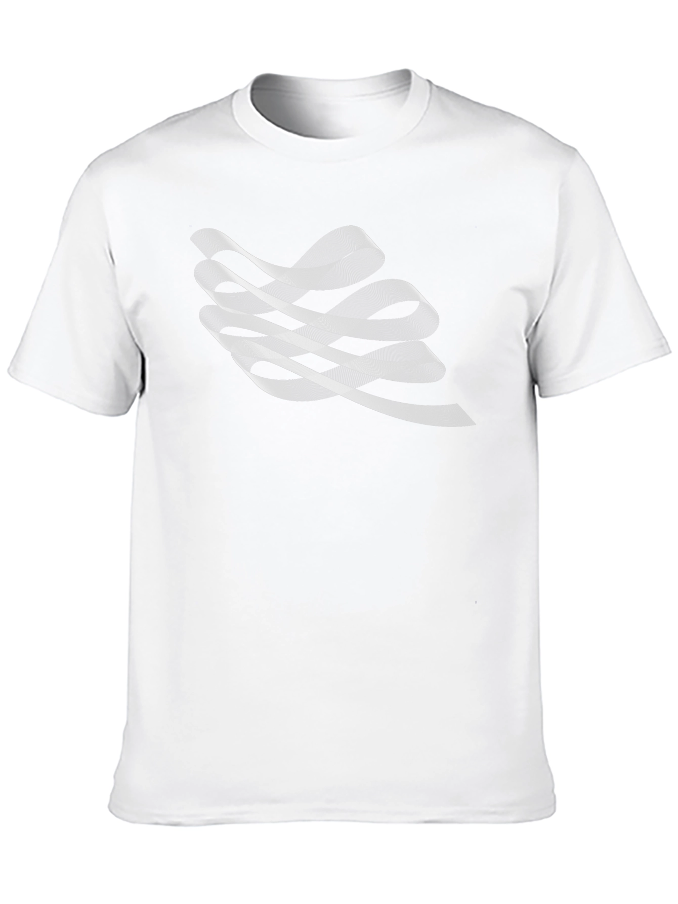 Abstract Graphic Tee - Modern Black T-Shirt - 10