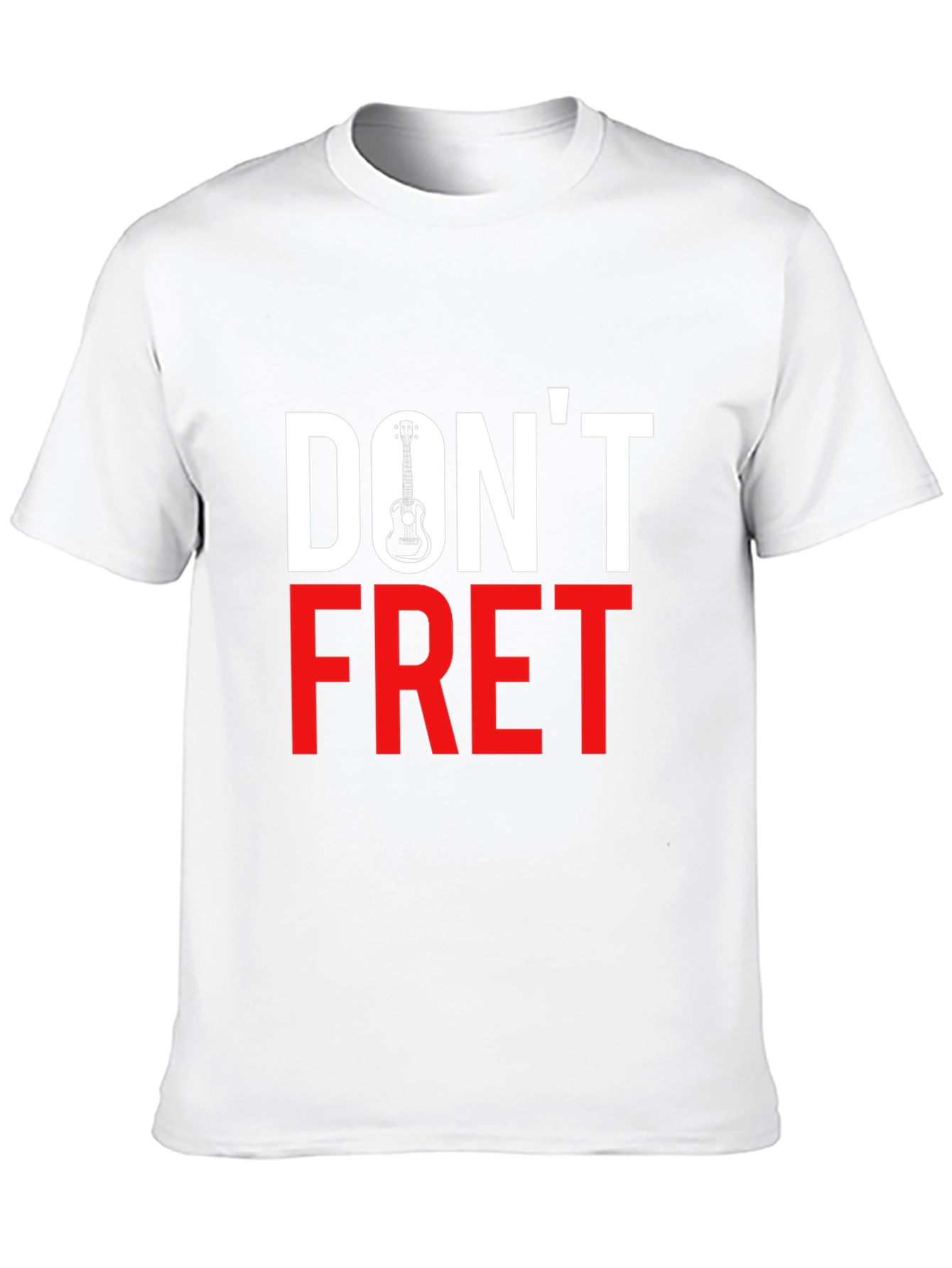 Black Don't Fret Guitar T-Shirt view 10