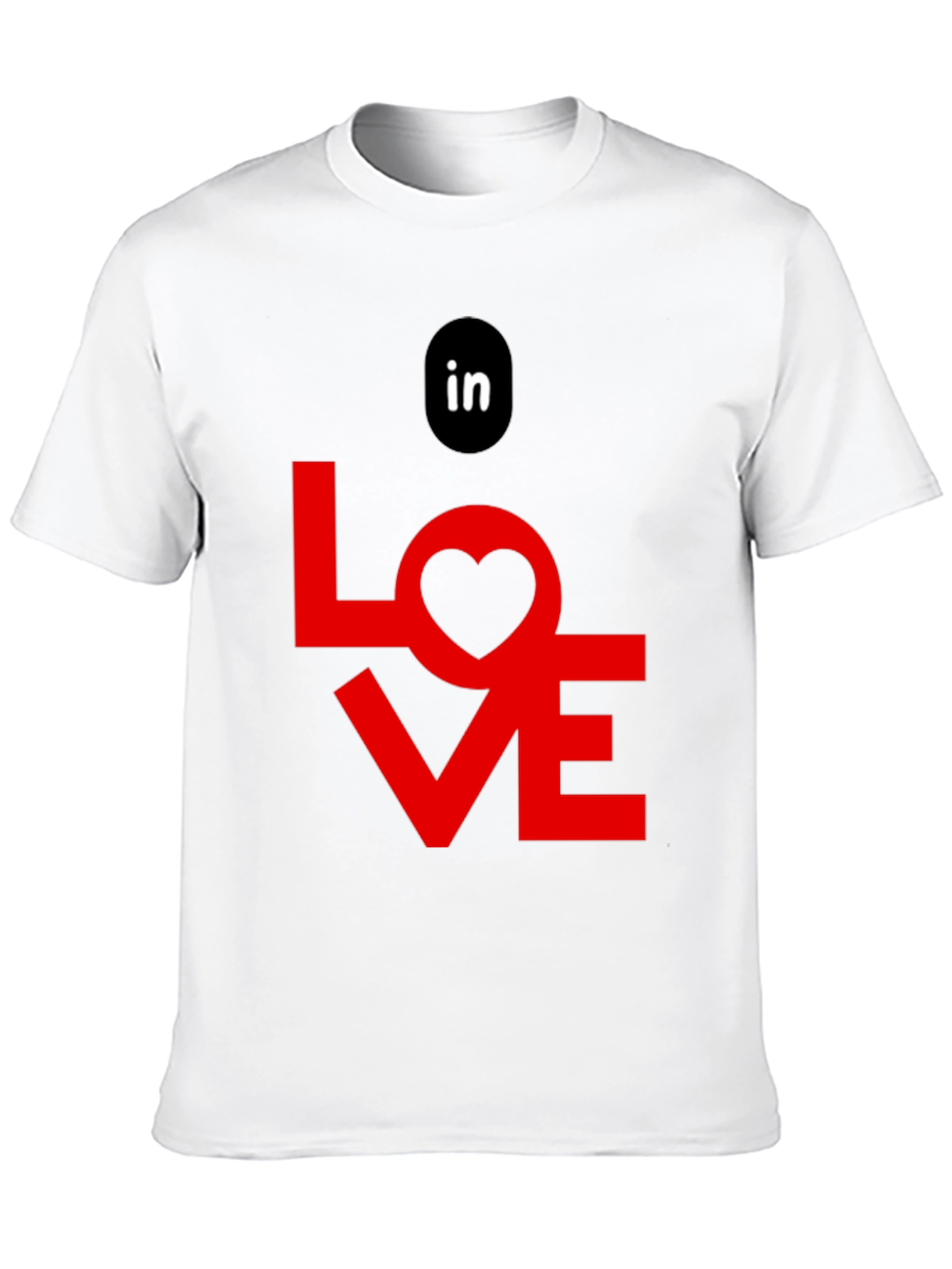 Black In Love Graphic Tee - Black Cotton T-Shirt view 10