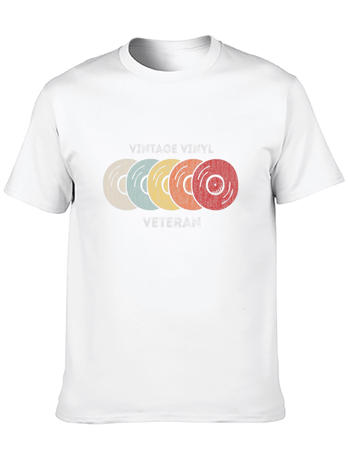Black Vintage Vinyl Veteran Graphic T-Shirt view 10