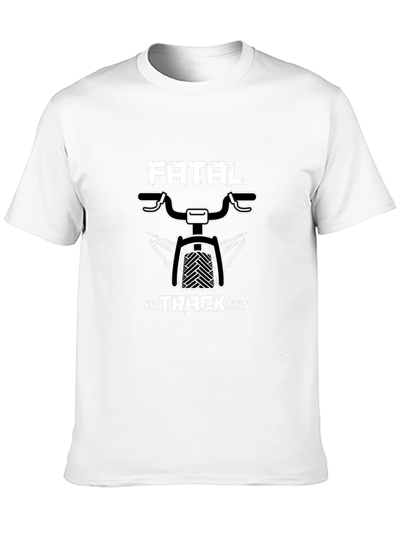 Black Fatal Attraction T-Shirt - Biker Design view 10