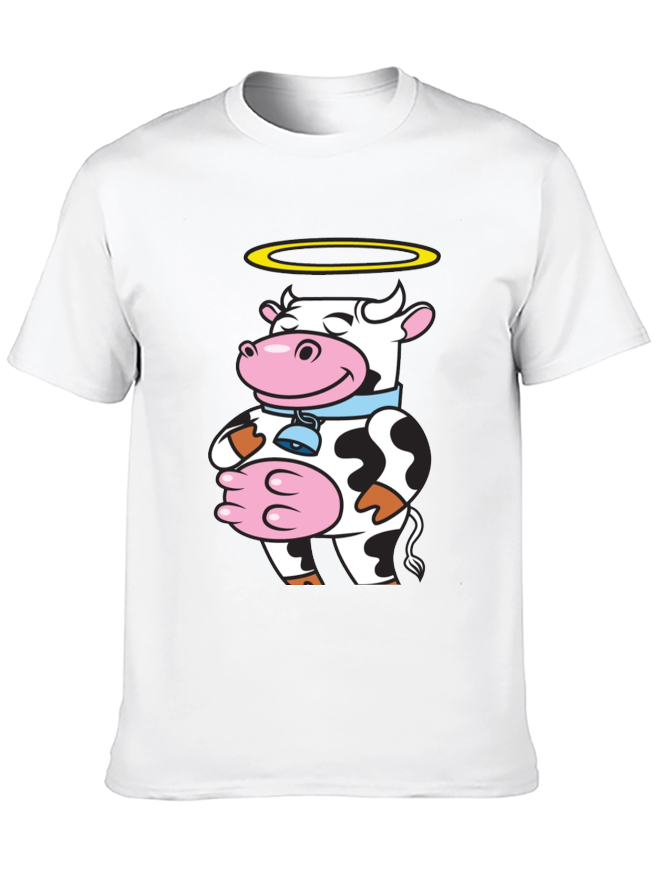 Black Holy Cow Graphic Tee - Unique Novelty Shirt view 10
