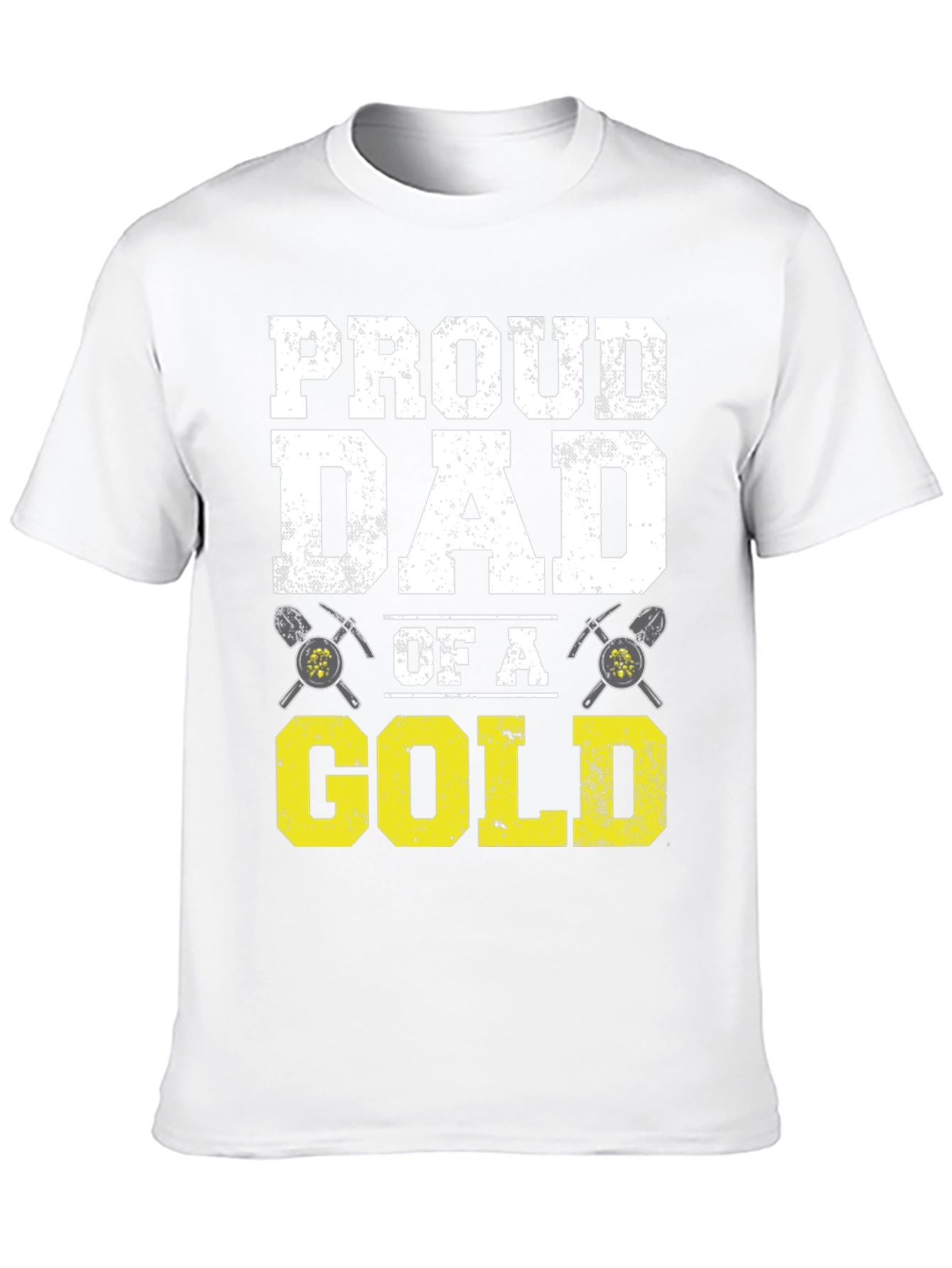 Black Proud Dad of a Gold Digger T-Shirt view 10