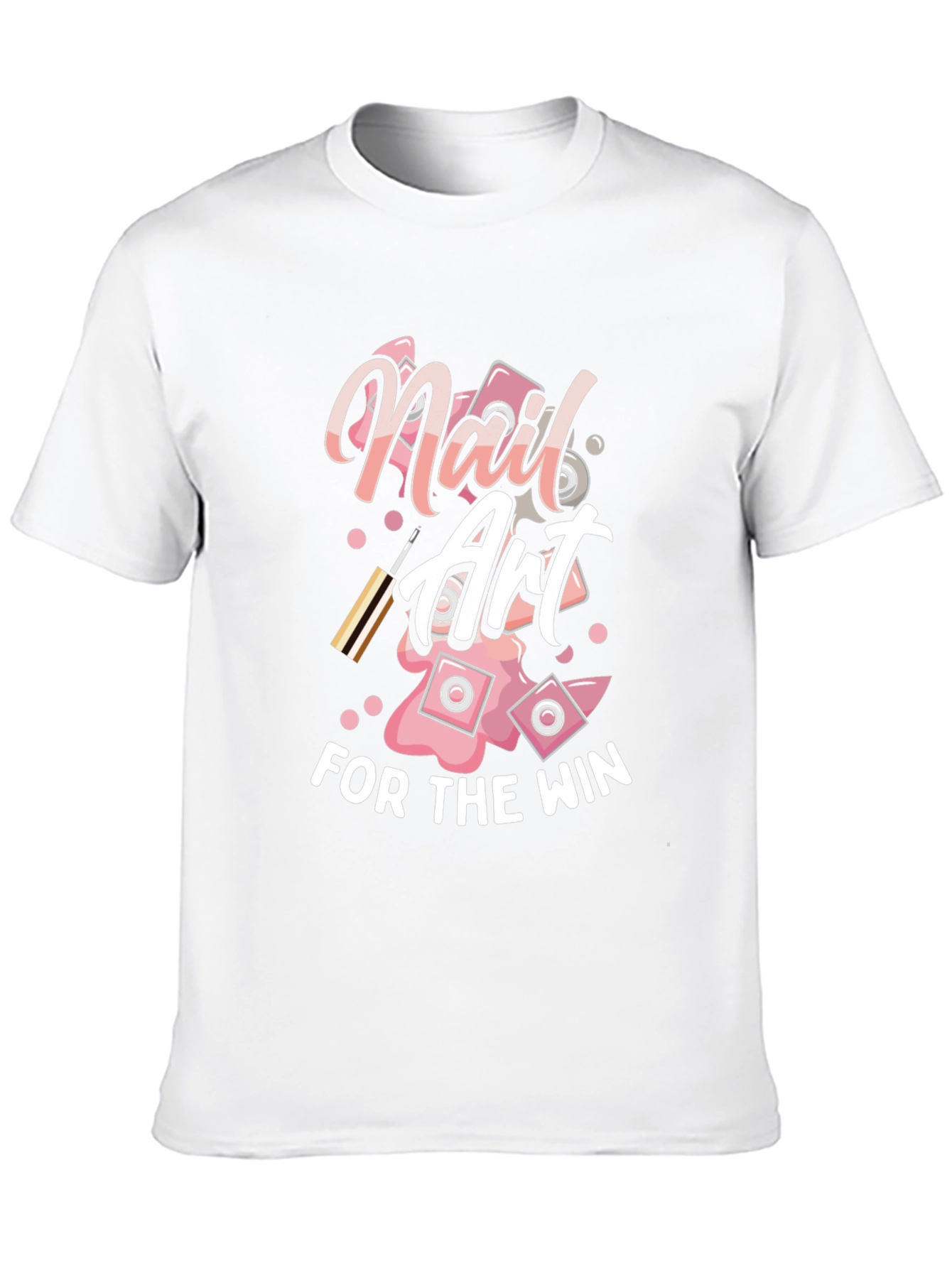 Black Nail Art for the Win Black T-Shirt view 10