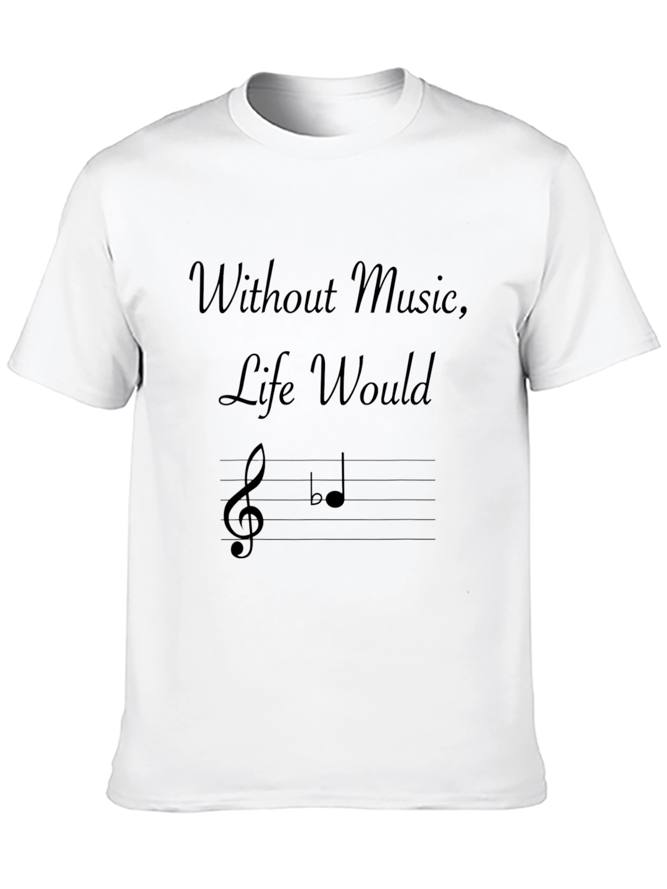 Black Music Lover's Tee: Without Music, Life Would... view 10