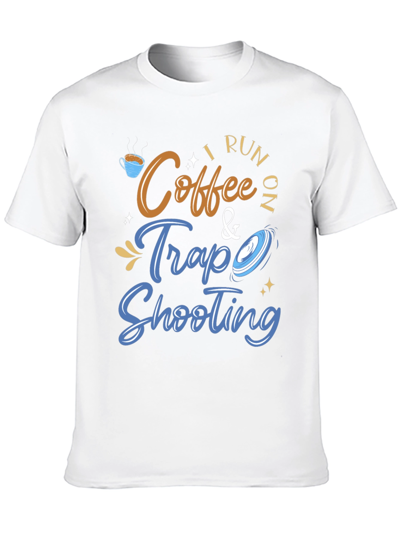 Black Coffee & Trap Shooting Graphic Tee view 10