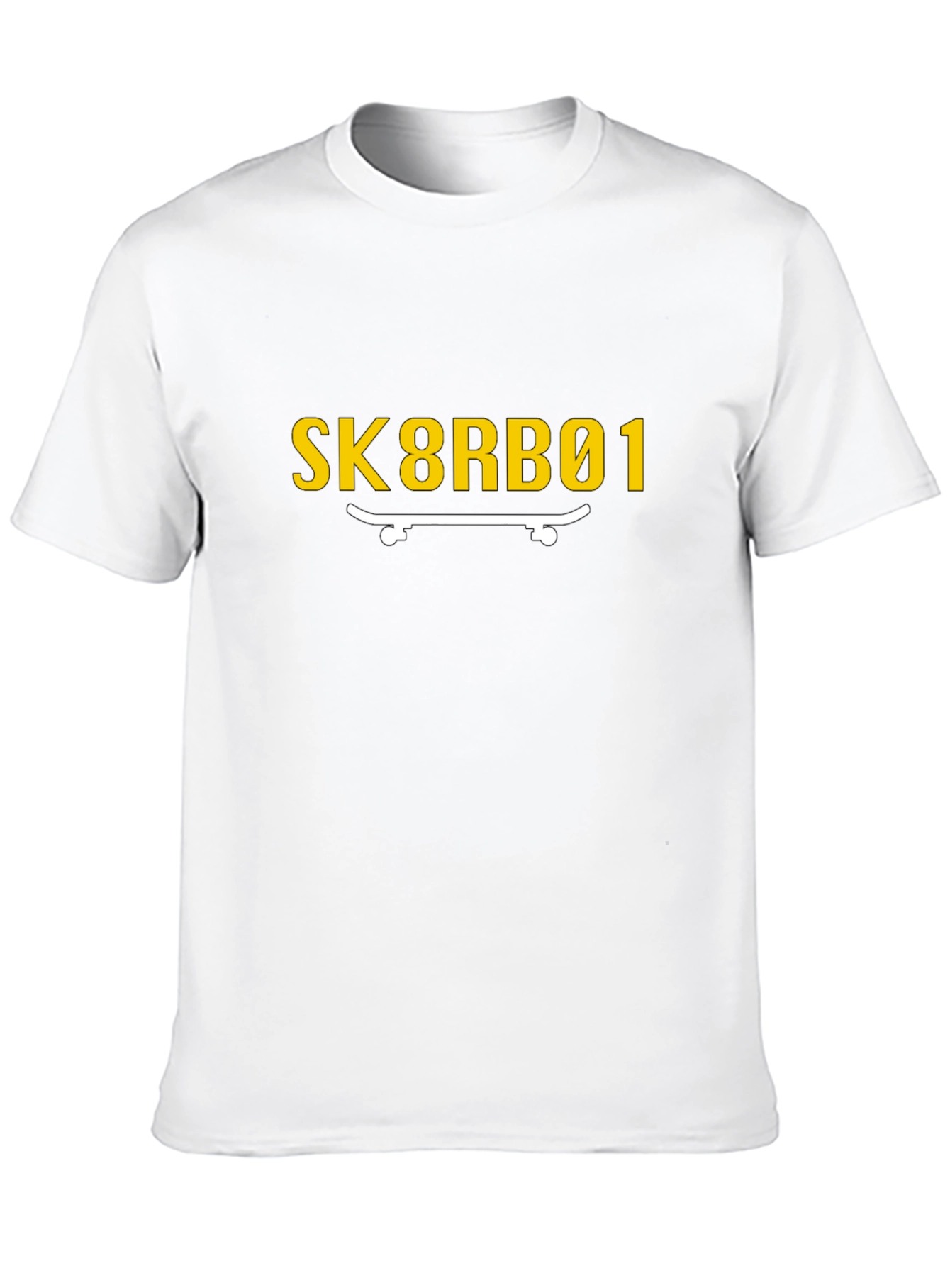 Black Sk8rbo1 Graphic Tee - Black Skateboard T-Shirt view 10