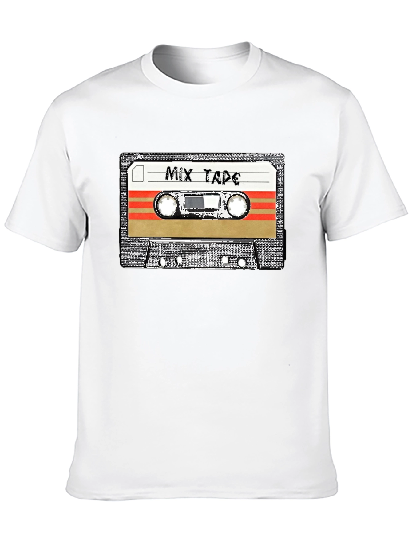 Black Retro Mixtape Graphic T-Shirt view 10