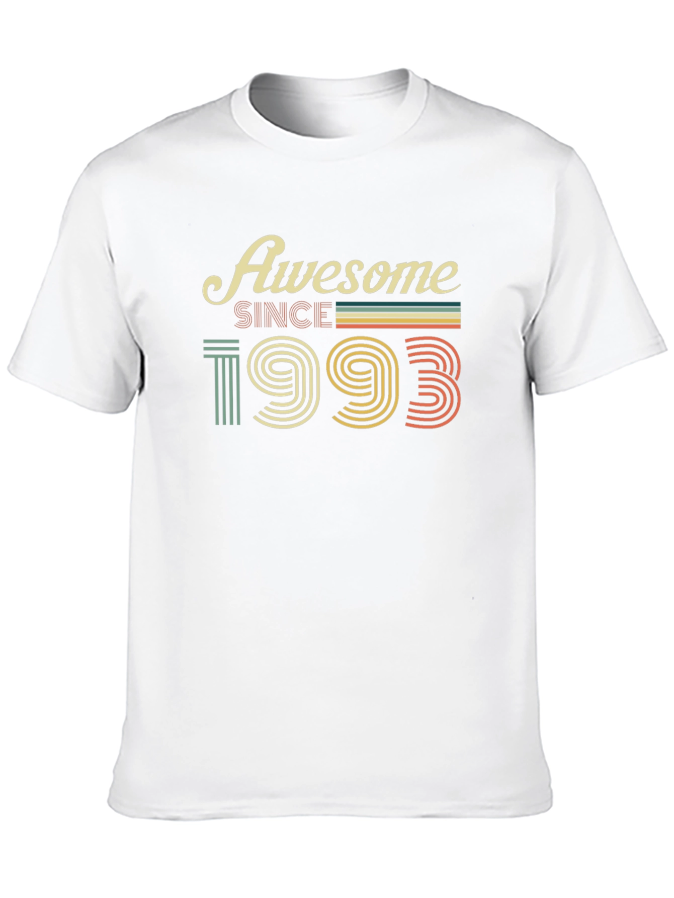 Black Awesome Since 1993 Graphic T-Shirt view 10