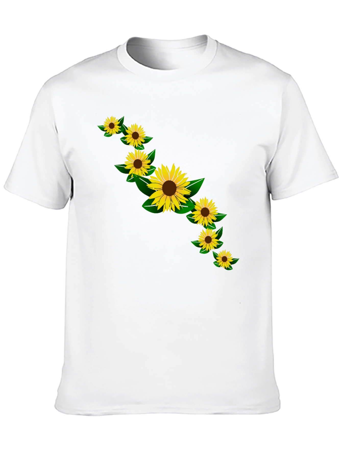 Black Sunflower Graphic Black T-Shirt view 10