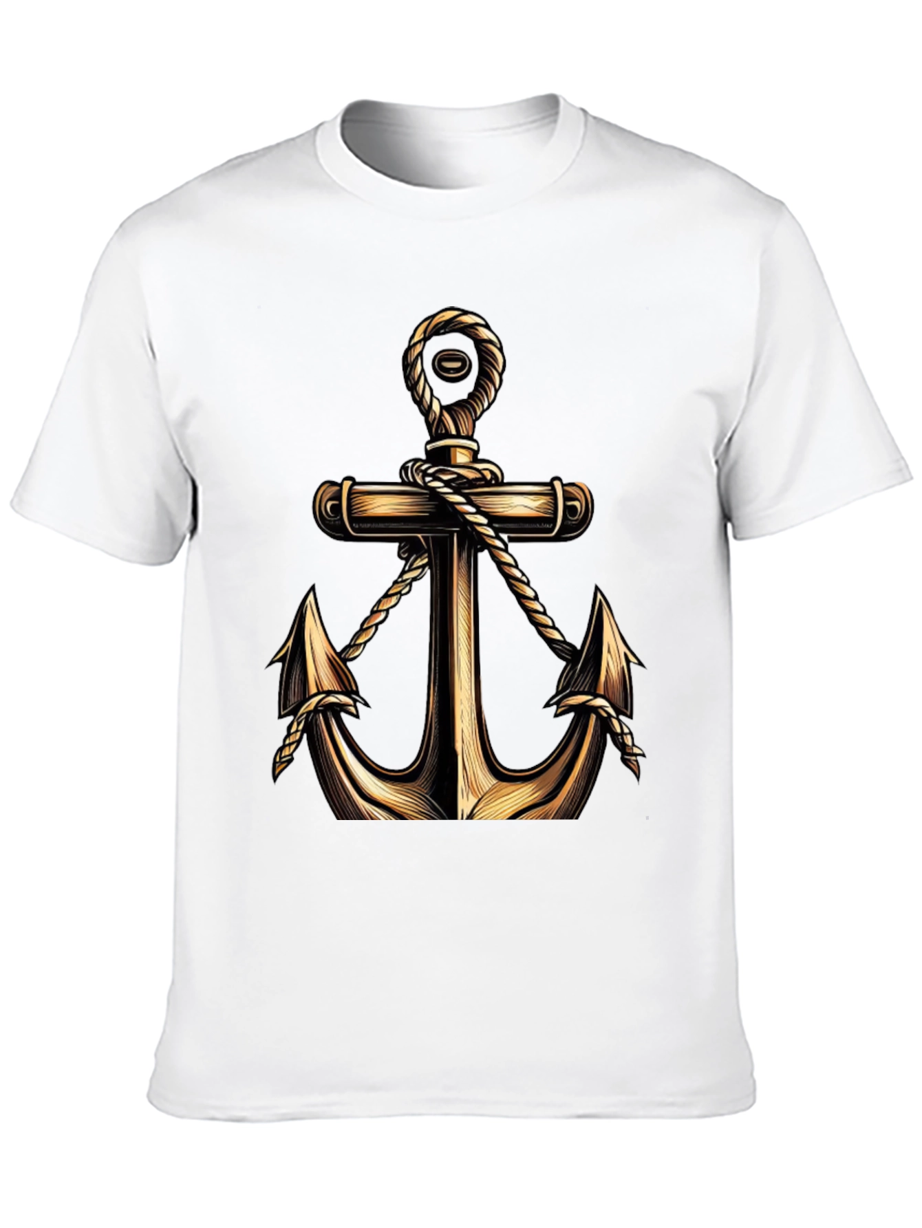 Black Nautical Anchor Graphic Tee - Stylish Comfort Fit view 10