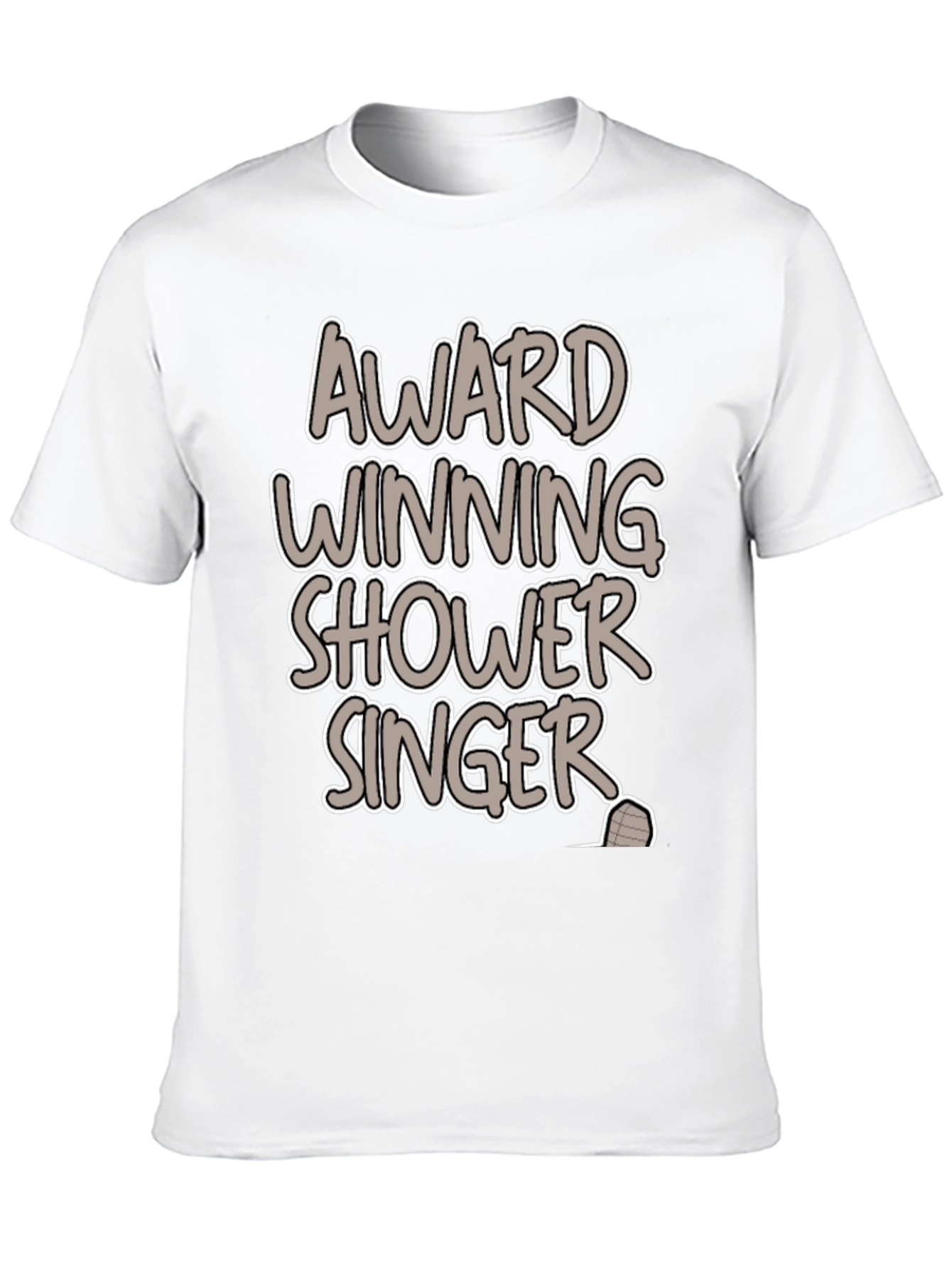 Black Award Winning Shower Singer Graphic Tee view 10
