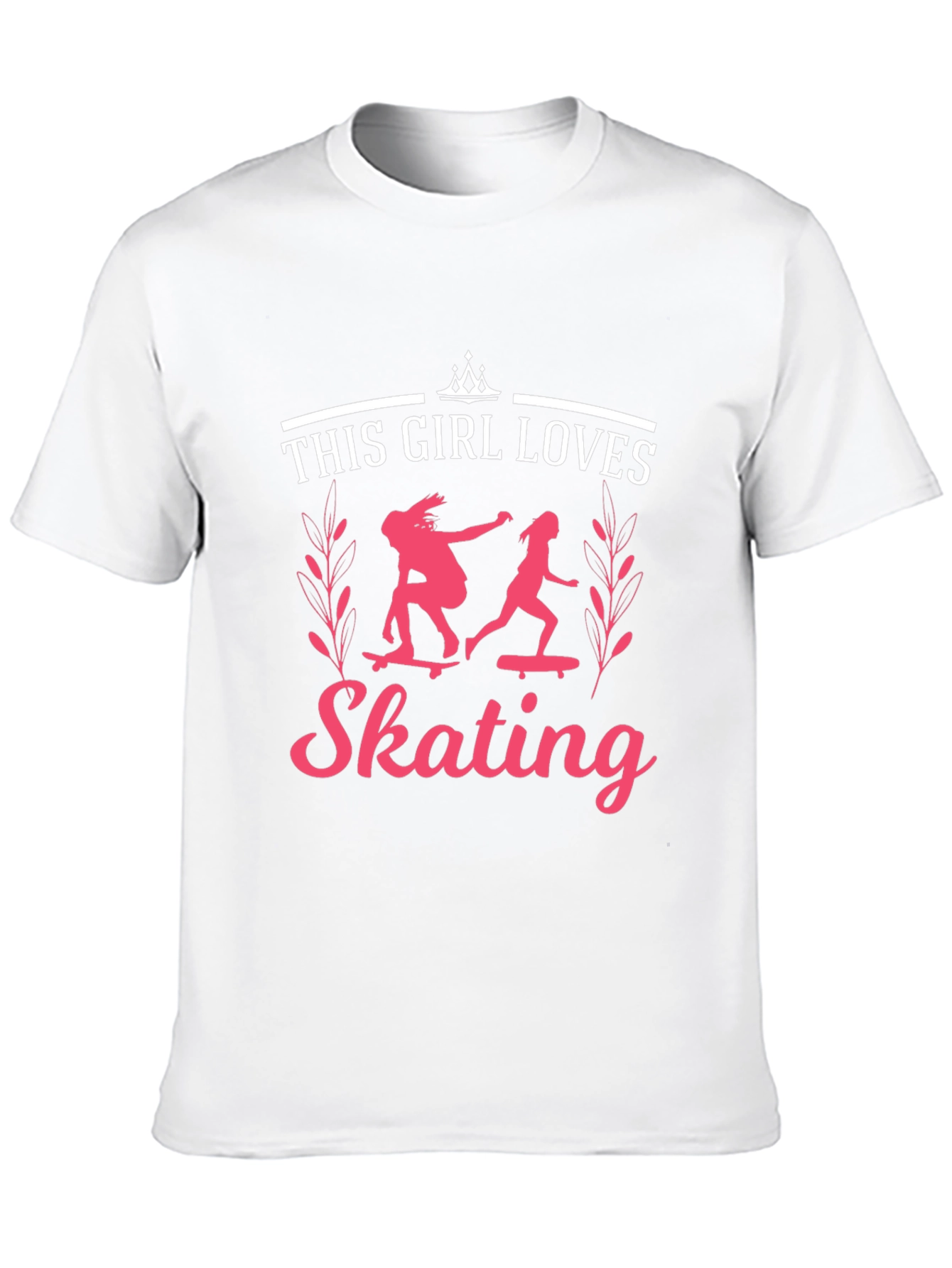 Black Girl Loves Skating Tee - Cool Skater T-Shirt view 10