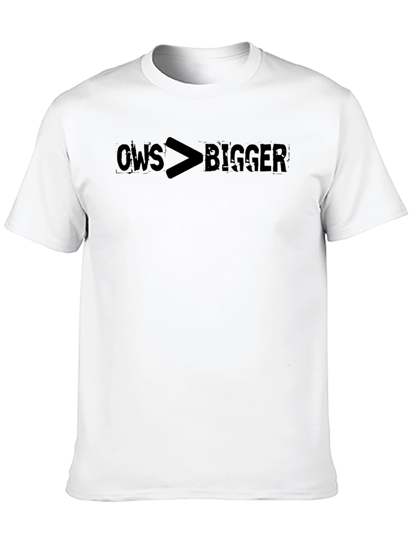 Black OWS > Bigger Graphic Tee - Soft Cotton Blend view 10