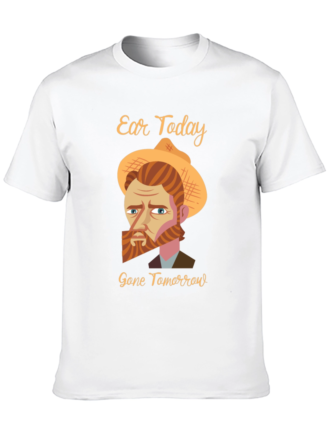 Black Ear Today Gone Tomorrow T-Shirt - Van Gogh Funny Tee view 10
