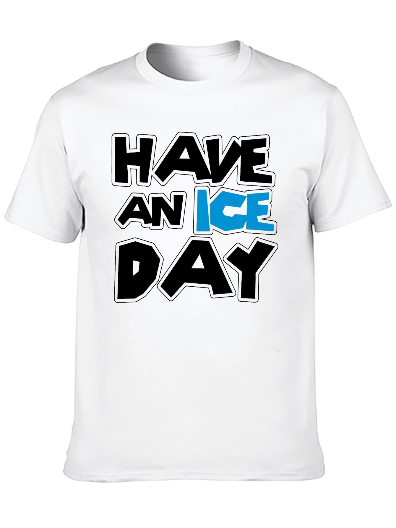 Black Have an Ice Day Graphic T-Shirt view 10