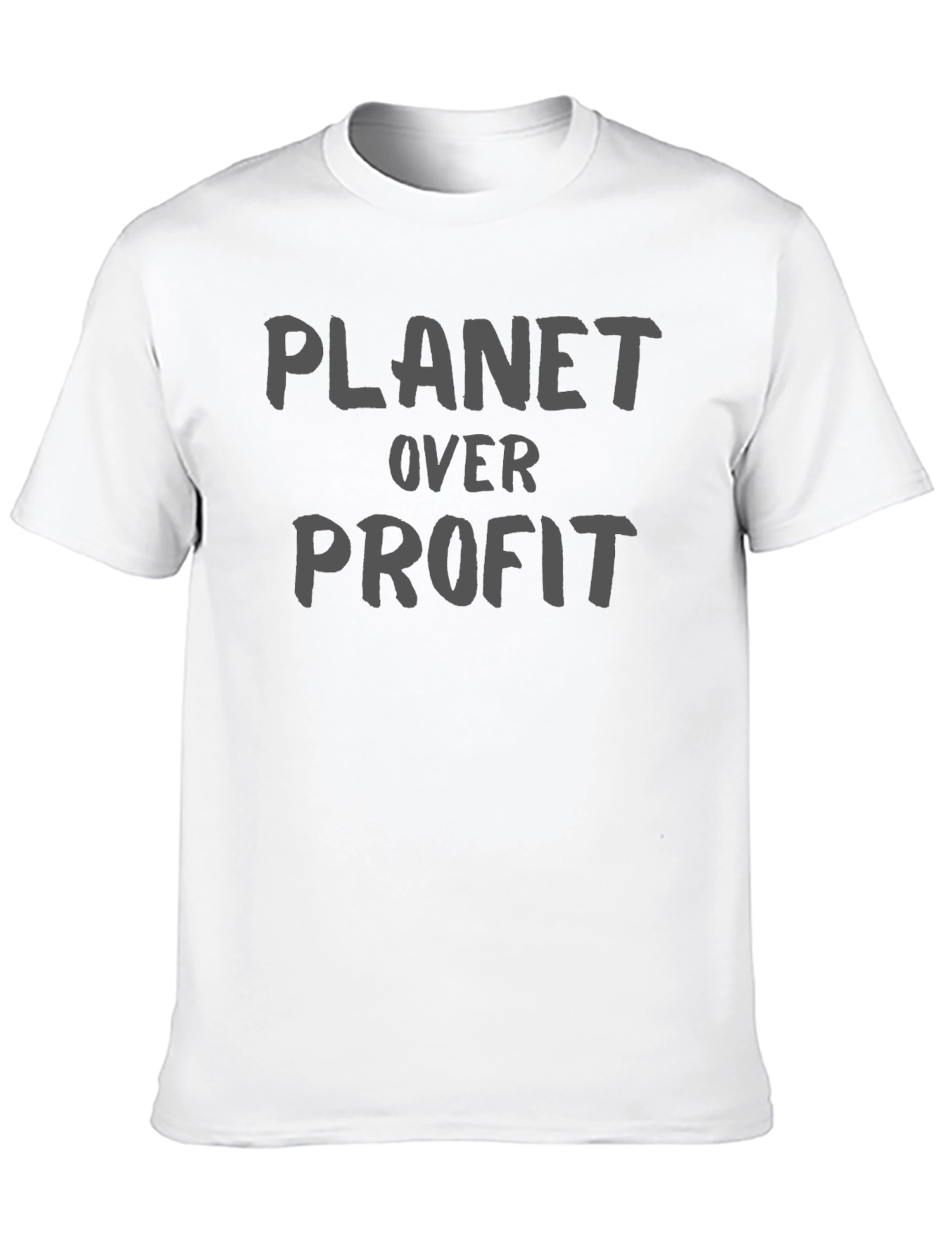 Black Planet Over Profit Graphic Tee - Eco Conscious Design view 10