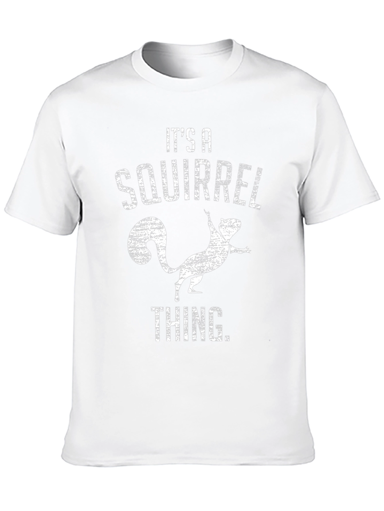 Black It's a Squirrel Thing T-Shirt - Funny Graphic Tee view 10