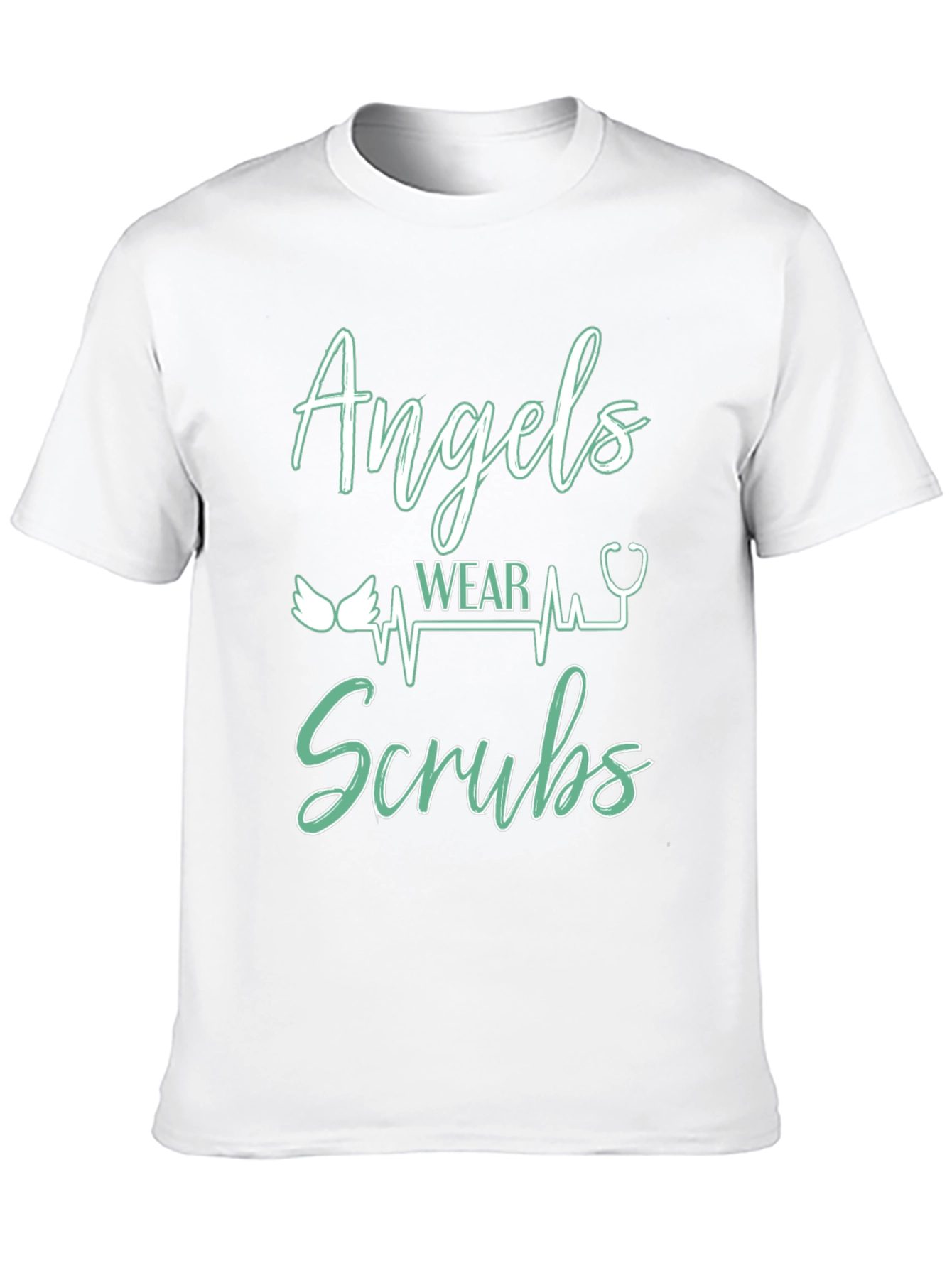 Black Angels Wear Scrubs Graphic Tee view 10