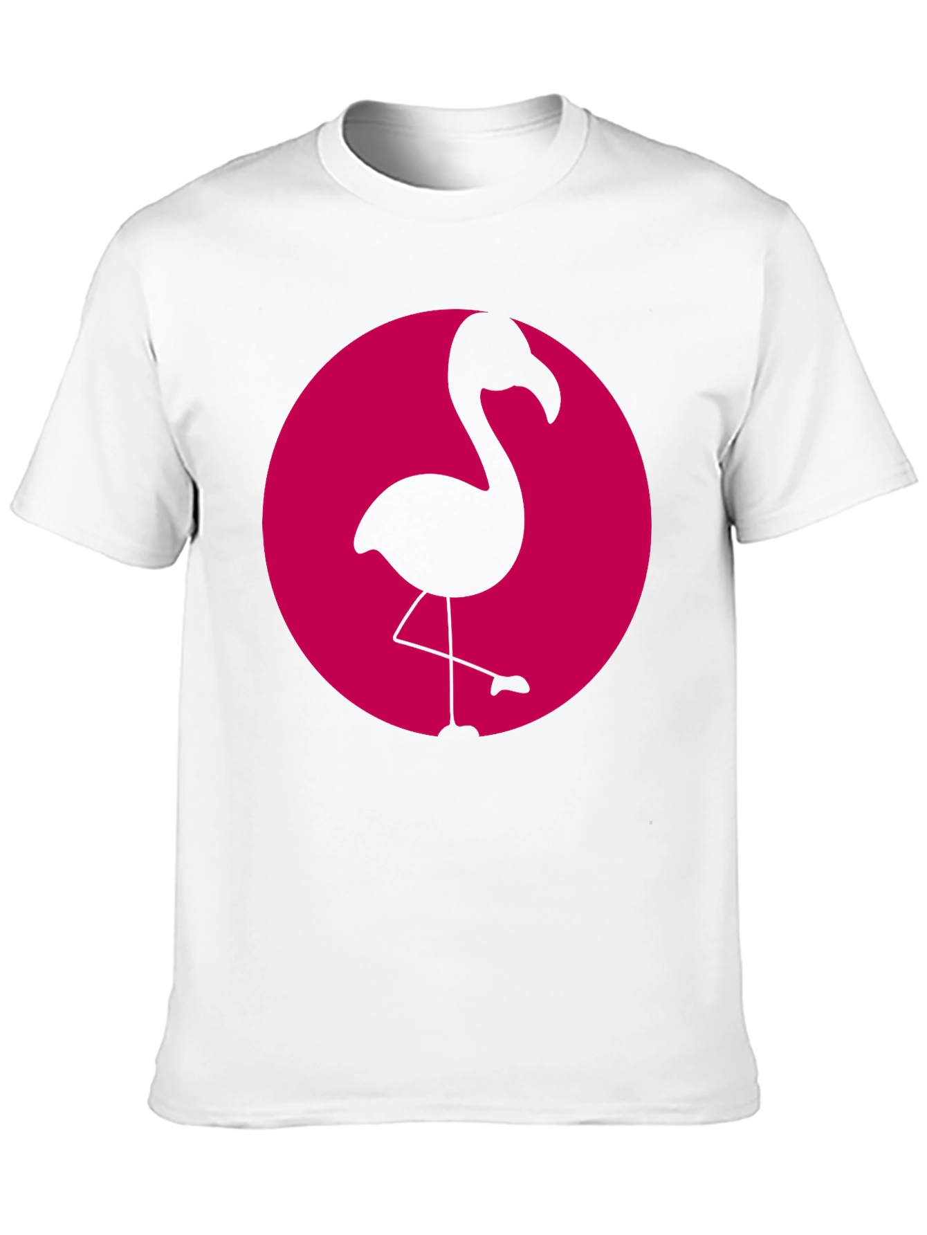 Black Flamingo Graphic Tee - Black Cotton Casual Shirt view 10