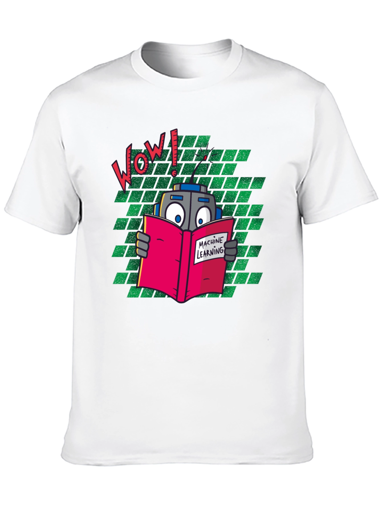 Black Machine Learning Robot T-Shirt view 10