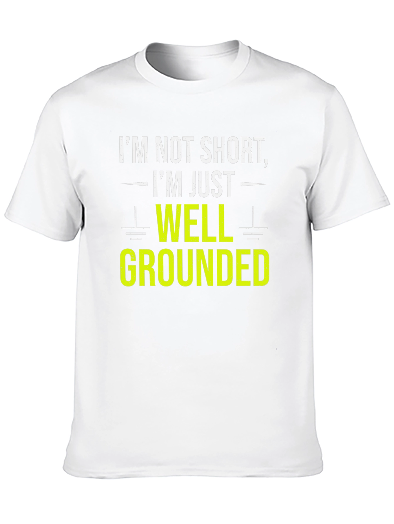Black Funny Grounded T-Shirt - Humor Tee for Men view 10