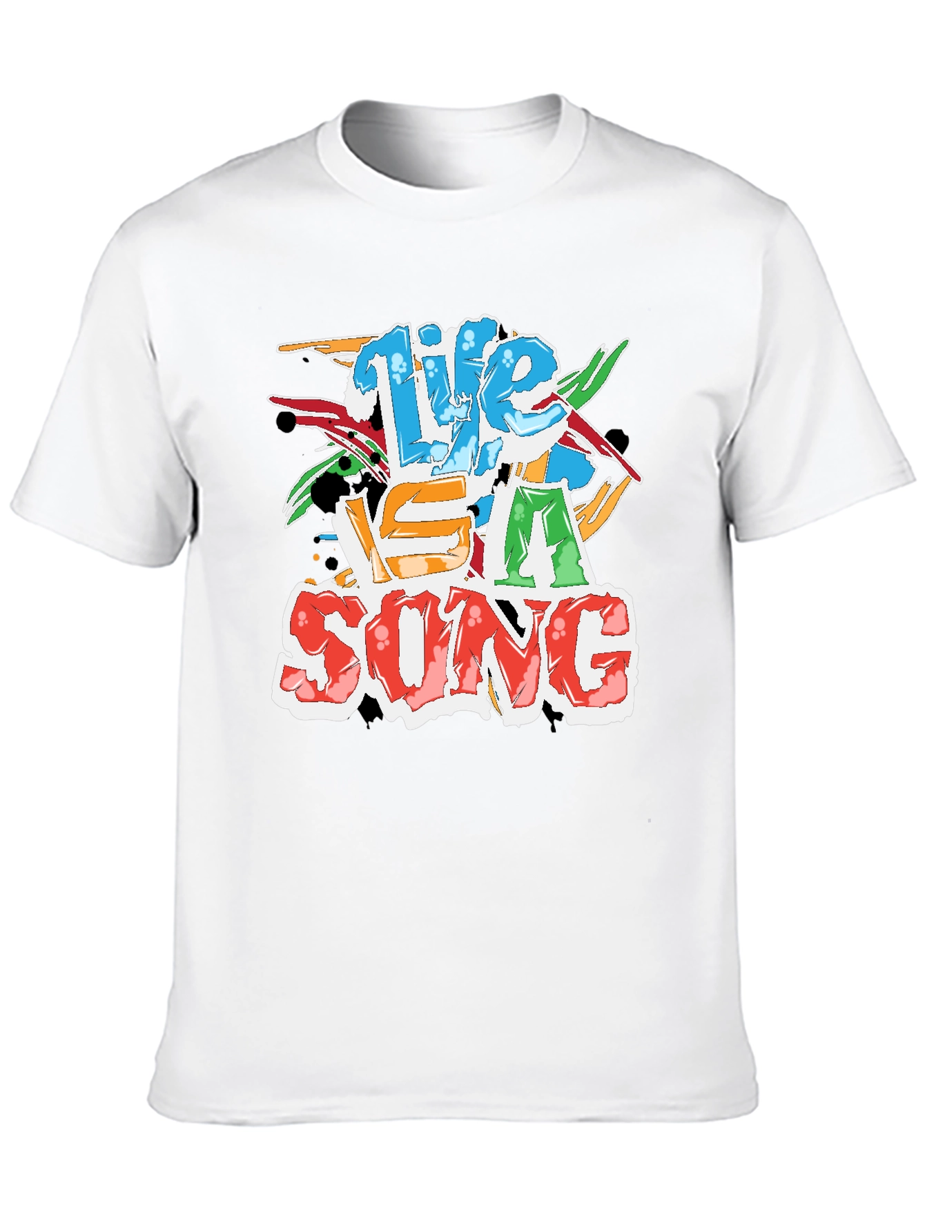 Black Life Is A Song Black T-Shirt view 10