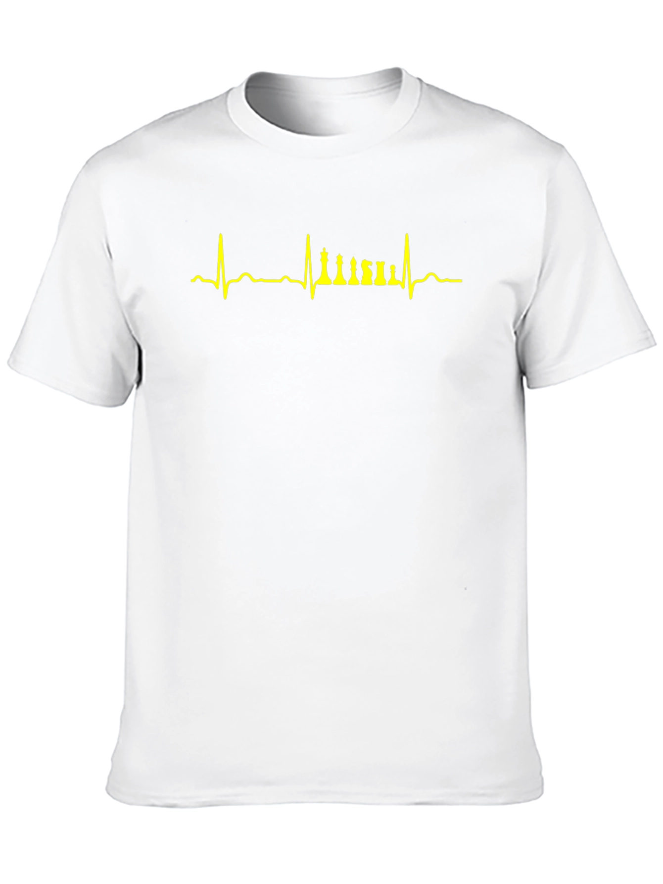 Black Chess Heartbeat T-Shirt - Checkmate Your Style! view 10
