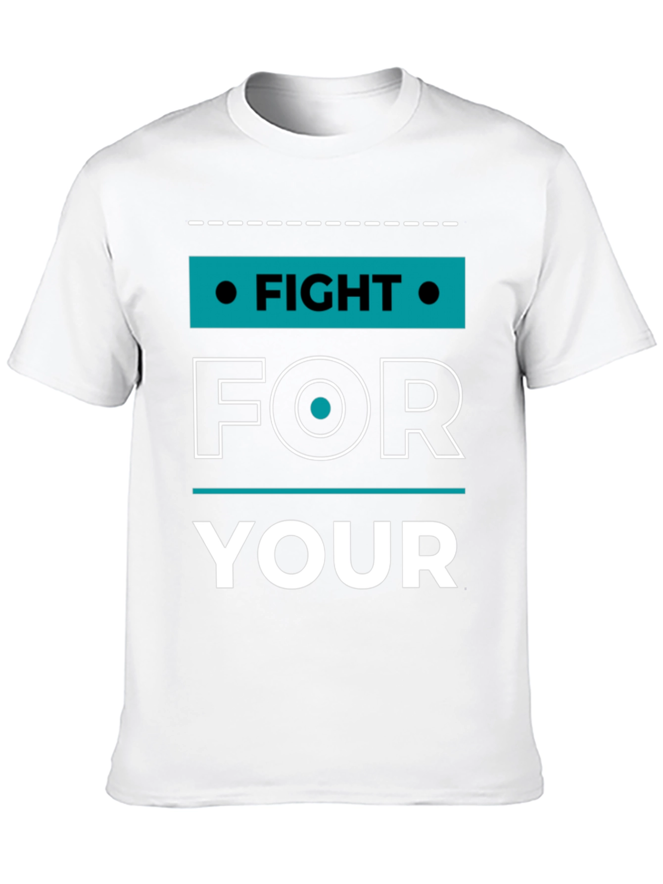 Black Fight For Your T-Shirt view 10