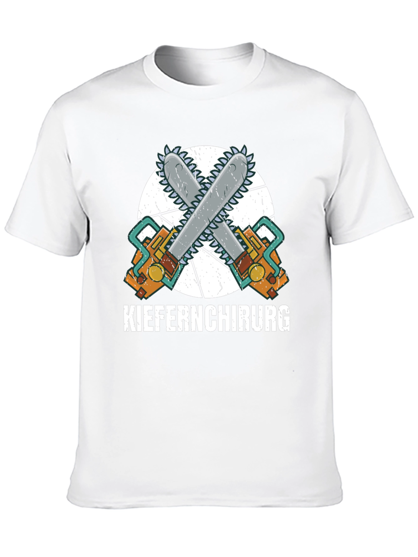 Black Kieferchirurg T-Shirt - Chainsaw Graphic view 10